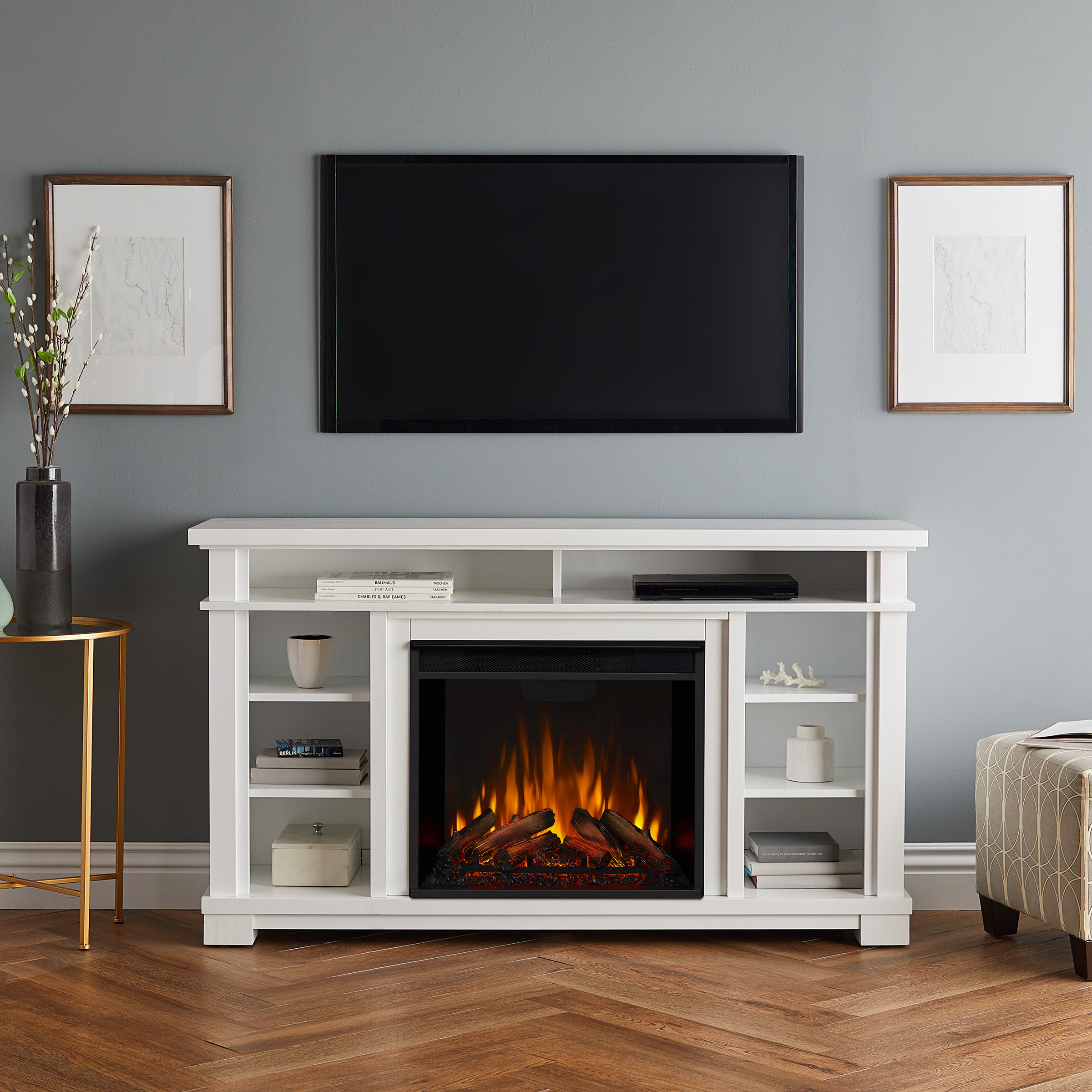 Adalberto 58 TV Stand No Fireplace Wayfair